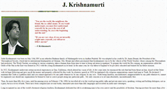 Desktop Screenshot of j-krishnamurti.org